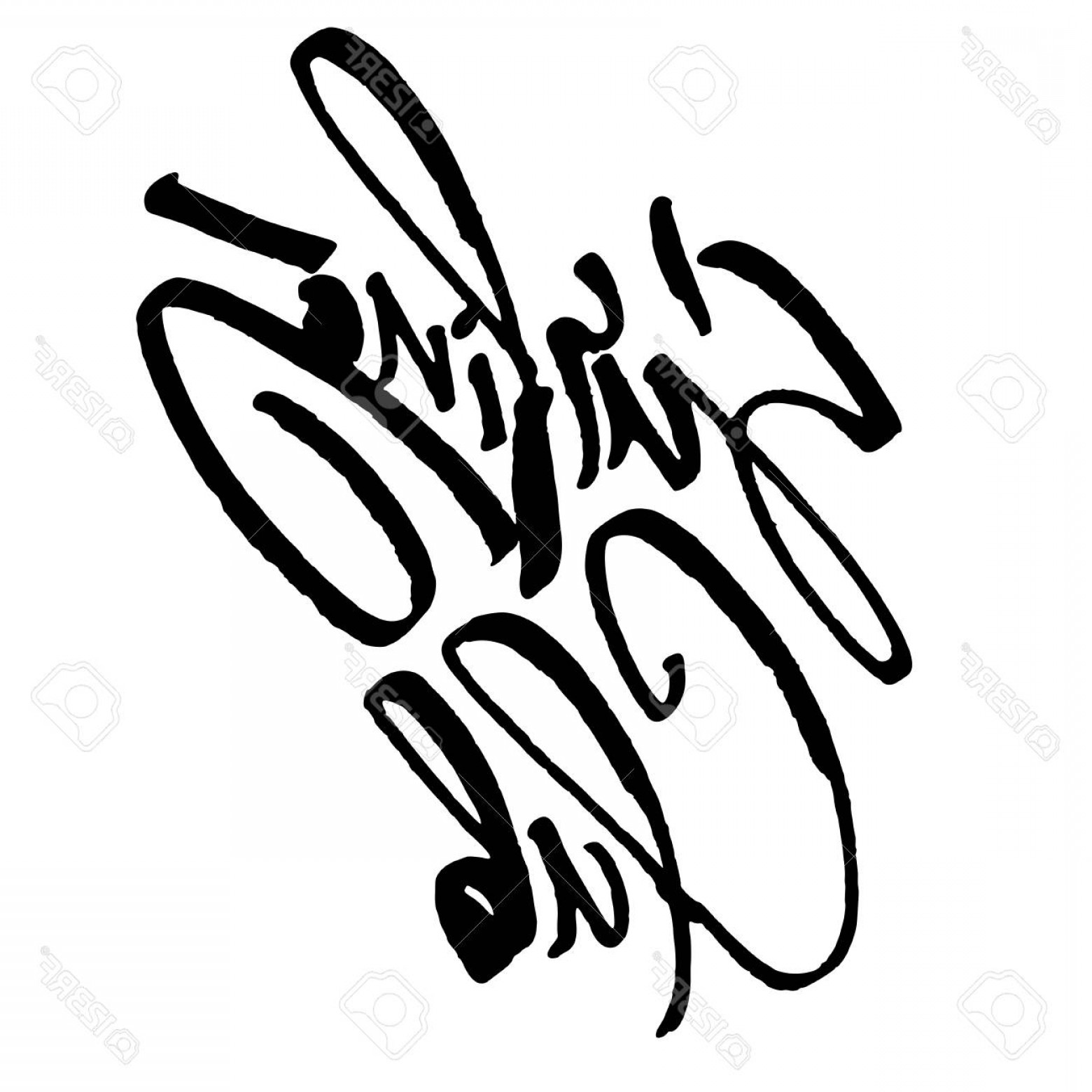 1560x1560 Photostock Vector Surfing Club Modern Calligraphy Hand Lettering