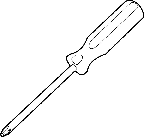 600x573 Screw Driver Clip Art Free Vector In Open Office Drawing