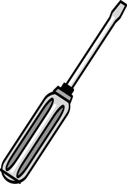 414x598 Screw Driver Clip Art