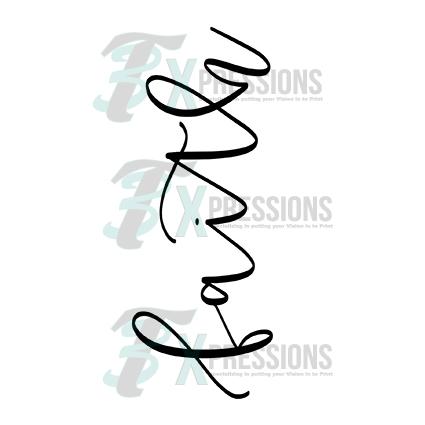 425x425 Faith, Script