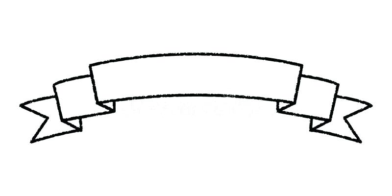 800x400 Ribbon Banner Template