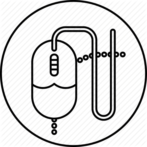 512x512 Direction, Line, Mouse, Move, Scroll, Wired Icon