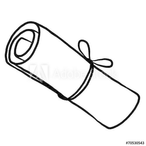 500x500 Scroll Of Paper