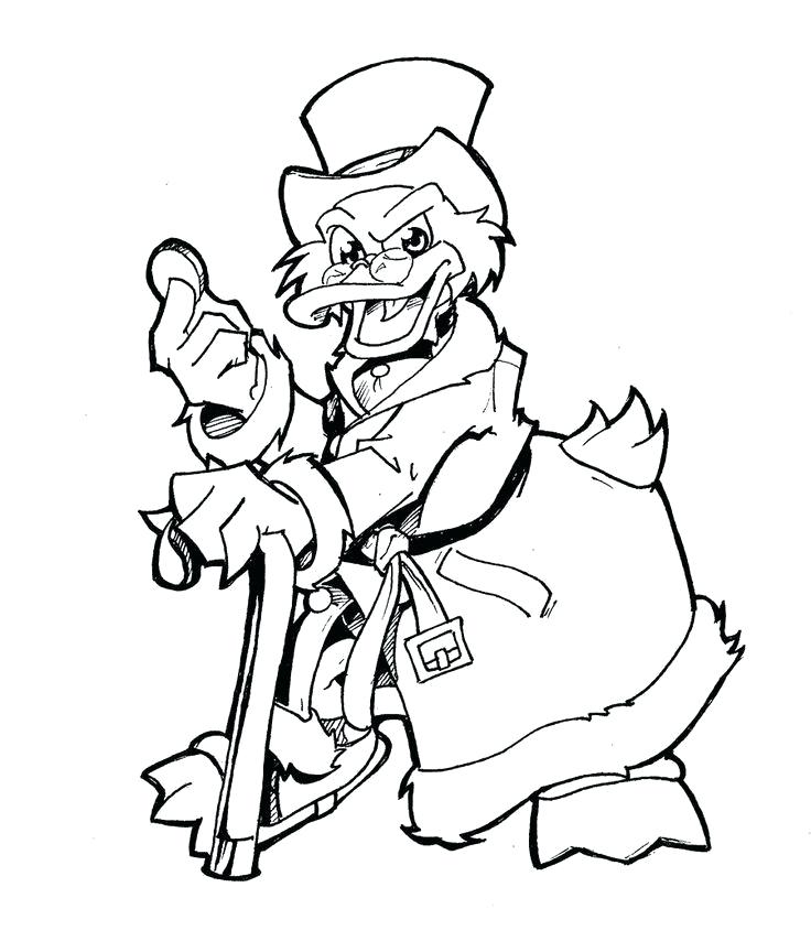 736x864 Coloring Pages Of Scrooge Related Post Mcduck Luxury Best