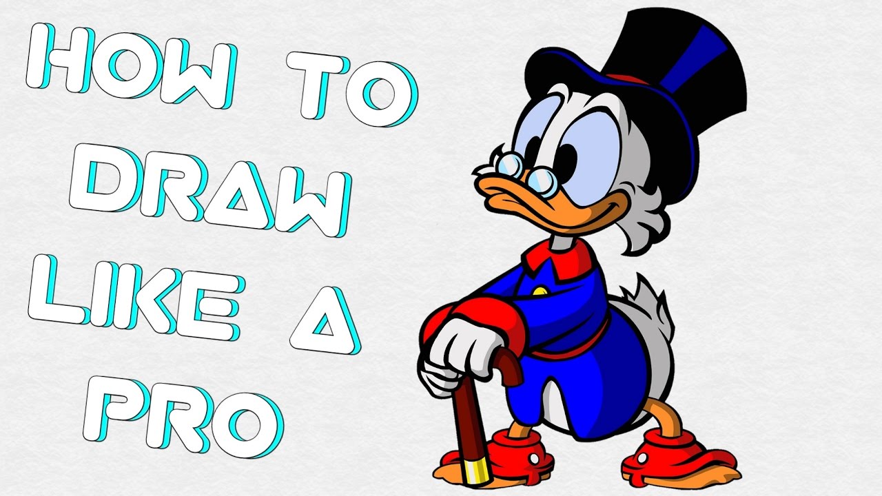 1280x720 How To Draw Scrooge Mcduck Like A Pro!!!'