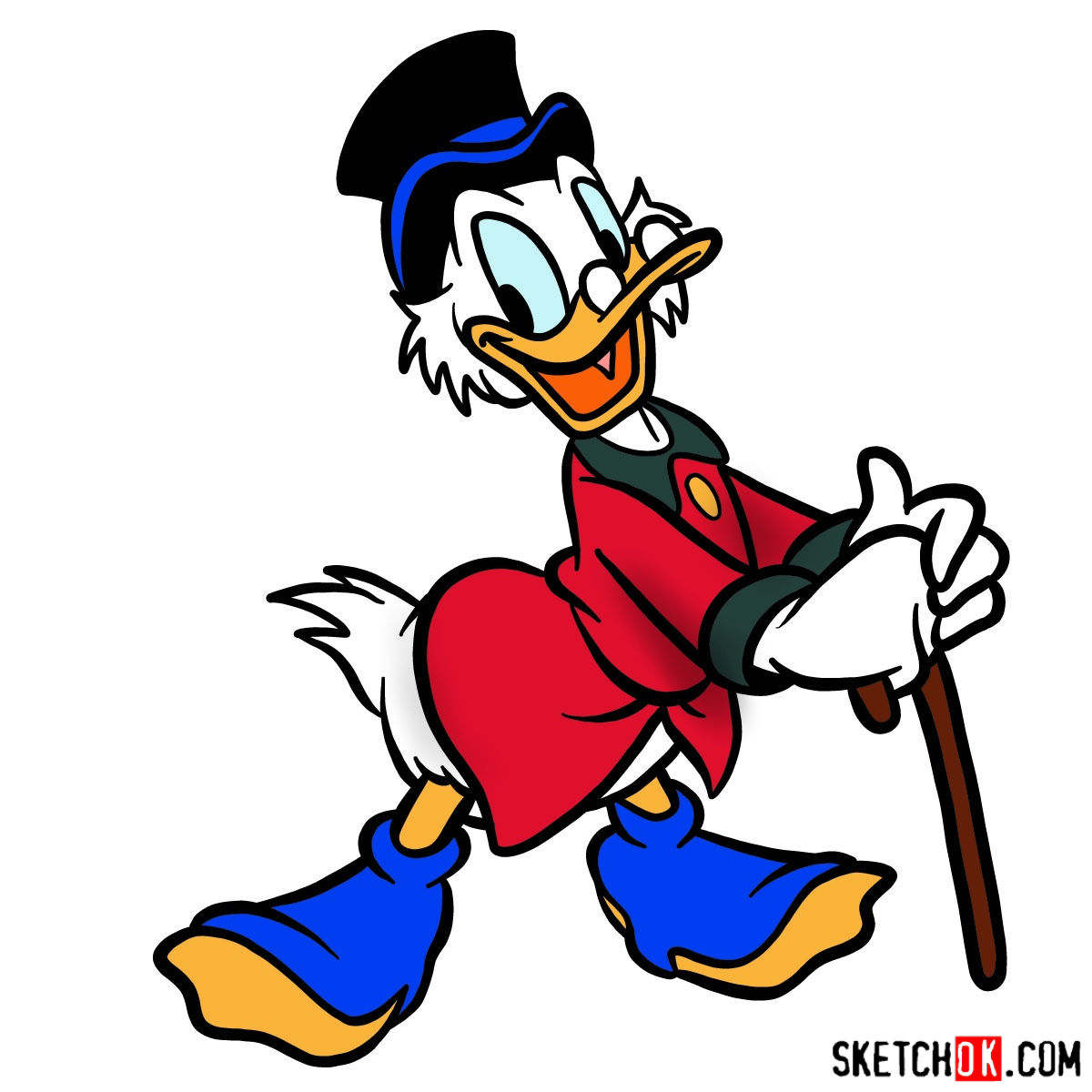 1200x1200 How To Draw Scrooge Mcduck