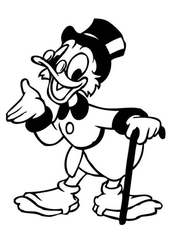 600x850 Scrooge Coloring Pages Kerra