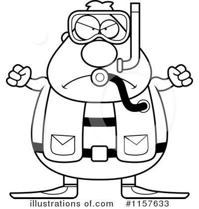 400x420 Scuba Diver Clipart