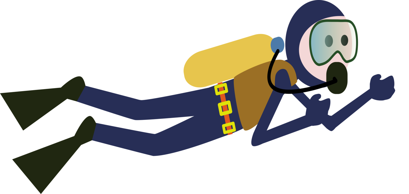 1578x750 underwater diving scuba diving scuba set drawing cartoon cc0