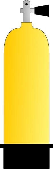 186x590 Scuba Tank Clip Art Free Vector In Open Office Drawing