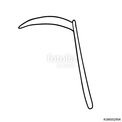 500x500 Cartoon Scythe Stock Image And Royalty Free Vector