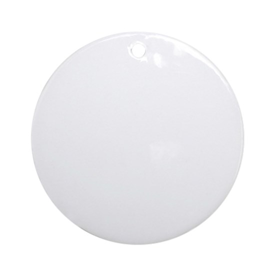 550x550 Red Sea Fan Coral Drawing Round Ornament