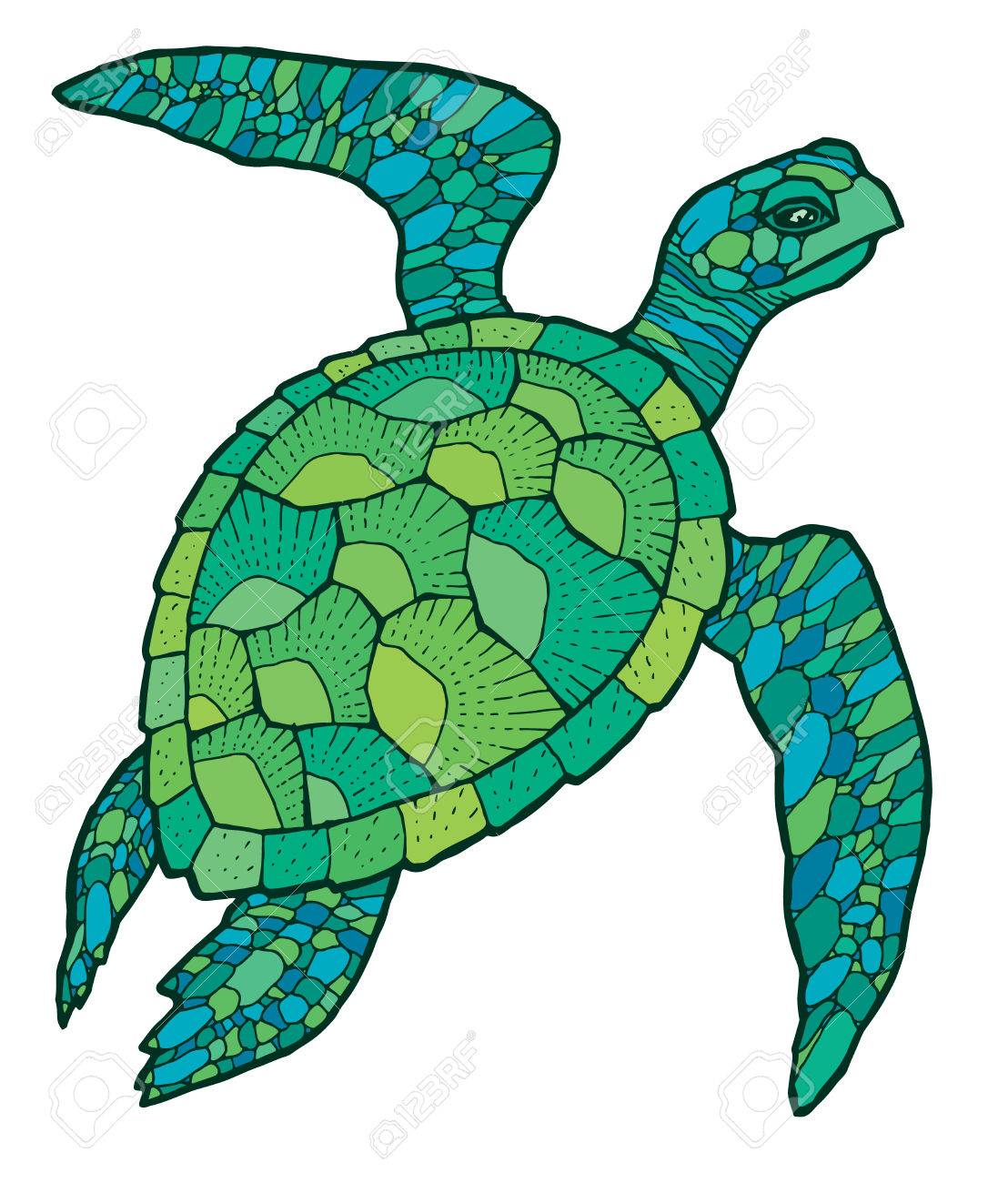 1097x1300 Delighted Sea Turtle Drawing Gallery Clip Art Library