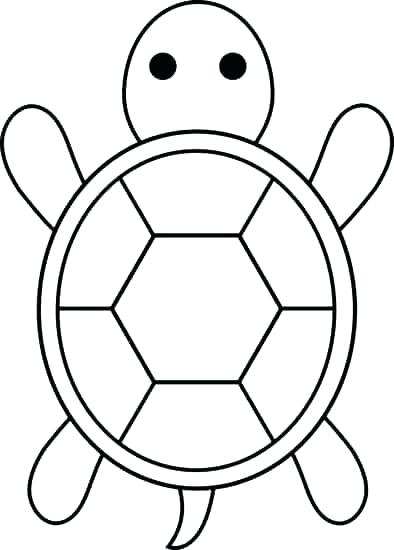 394x550 Drawing Of A Sea Turtle How To Draw A Cartoon Sea Turtle Step