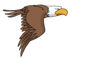 300x200 How To Draw Eagle Wings