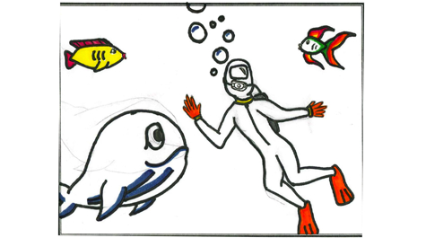 475x265 Drawn Sea Life Child