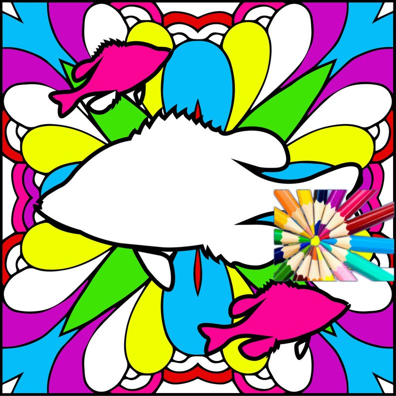 794x794 Adult Coloring