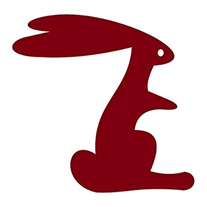 425x425 Bunny Sitting Up Kids Drawing Style Cute Rabbit