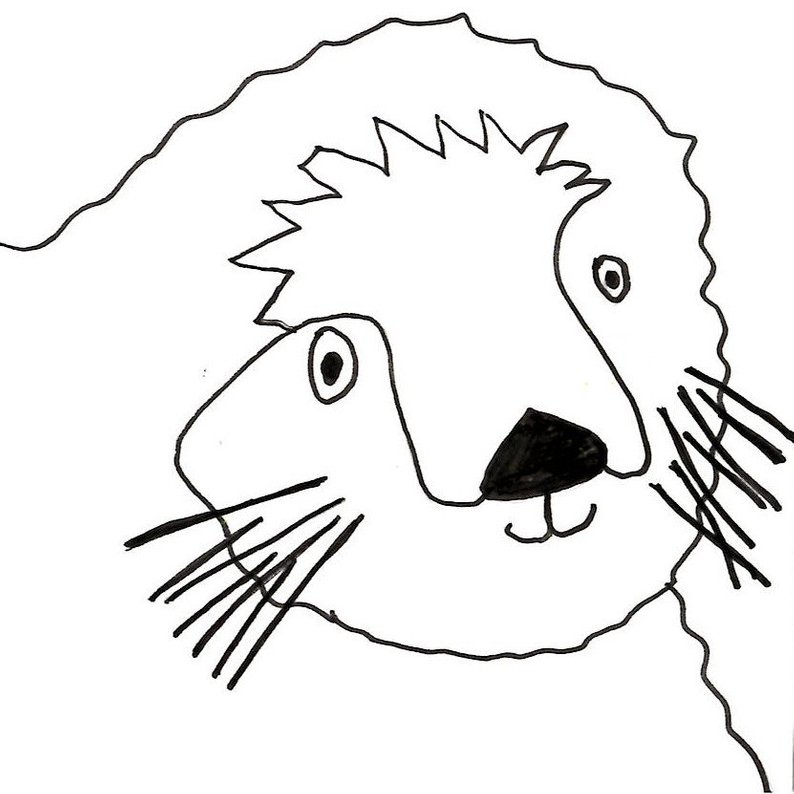 794x794 Seal Painting Zoo Animals Nursery Sign Print Original Art Etsy