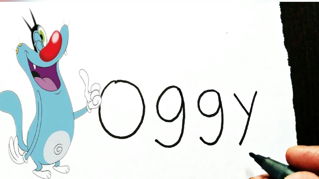 1280x720 how to turn word oggy into cartoonoggy and the cockroaches word