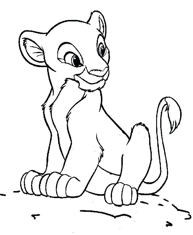 660x802 Lion Coloring Sheet