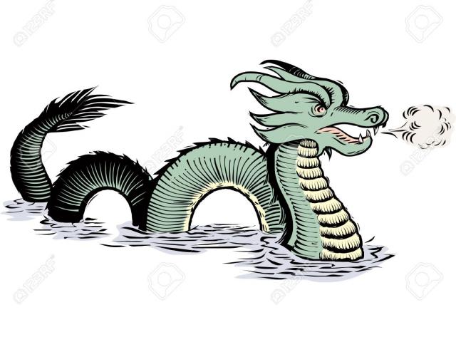 640x480 Sea Monster Clipart