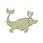 150x150 Ancient Sea Monster Drawing