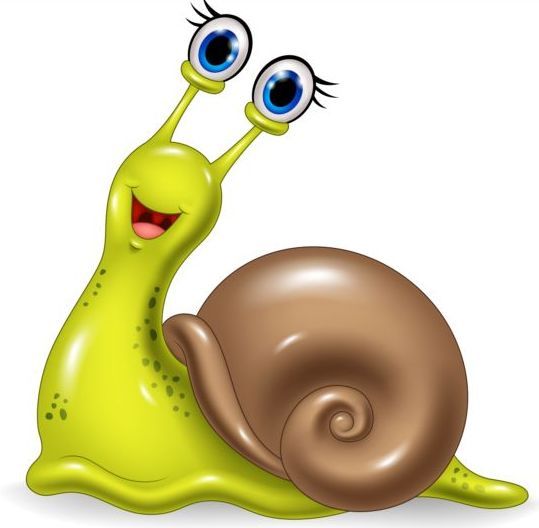 539x528 Lovely Cartoon Snails Vector Classroom Crafts Animal