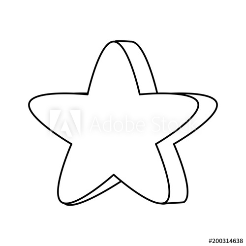 500x500 Sea Star Icon Over White Background, Vector Illustration