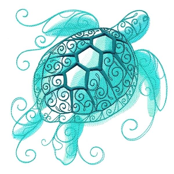 600x600 Turtle Drawings Designs