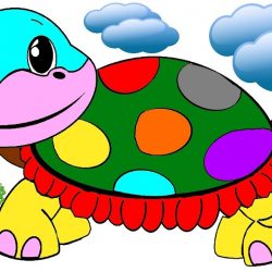 250x250 Cute Baby Turtle Drawing Tumblr Sea For Kids Easy Black And White