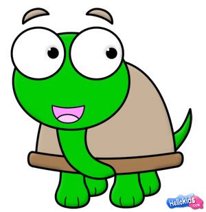 300x308 Kids How To Draw Turtle, Drawings, Drawing