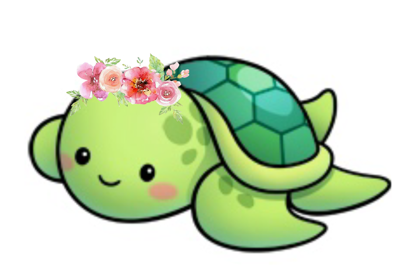 1413x967 Hd Girl Turtle Family Cute