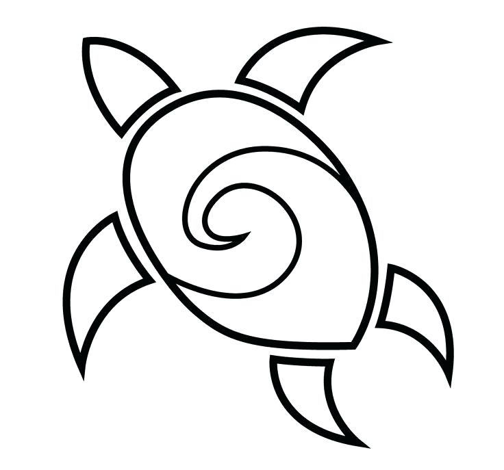 736x687 Simple Turtle Drawing How To Draw A Cartoon Turtle Simple Turtle