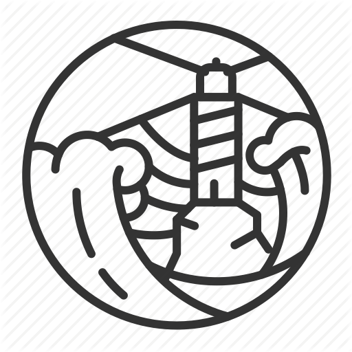 512x512 Drawing Lighthouses Wave Transparent Png Clipart Free Download