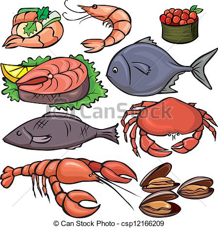 448x470 Seafood Clipart Free Download On Scubasanmateo