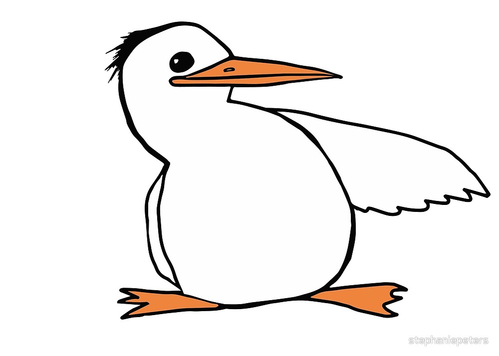 1000x714 Goofy Cartoon Seagull