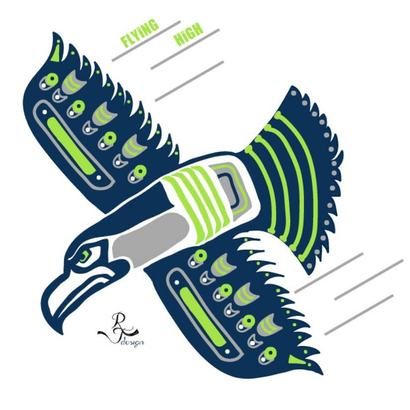 826x826 huge collection of 'seahawk drawing' download more than images