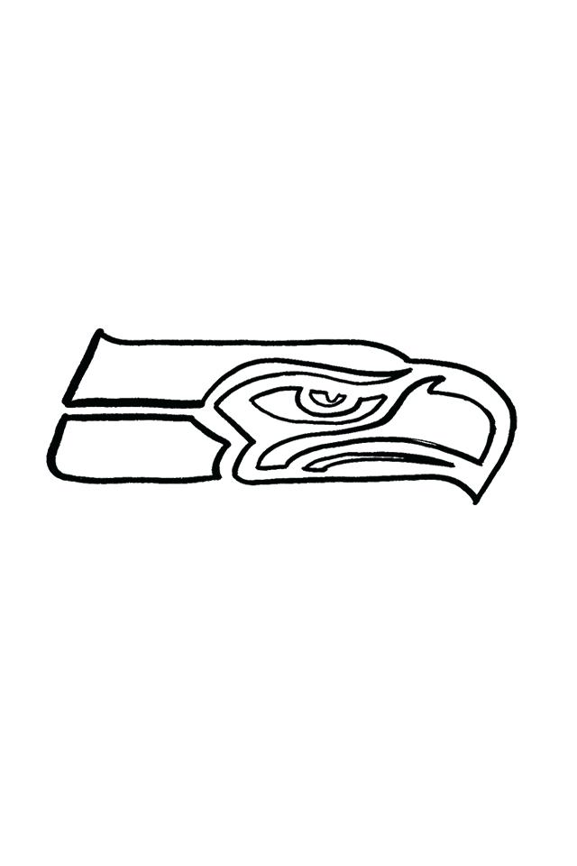 640x960 Seahawks Logo Black And White