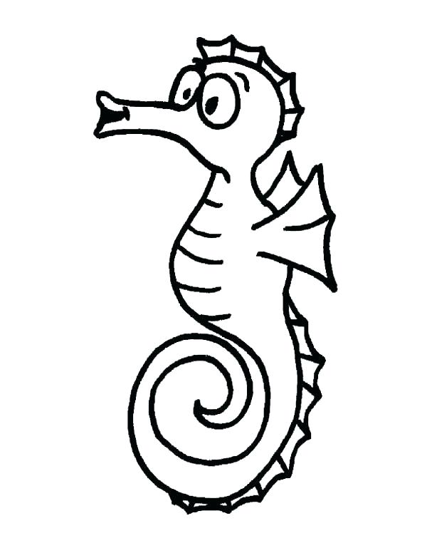 600x776 Seahorse Coloring Pictures Coloring Pages Seahorse Coloring