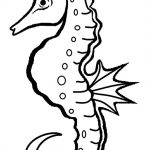 150x150 Seahorse Outline Drawing At Getdrawings Free For Personal Use