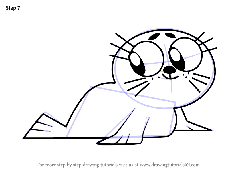 848x602 Learn How To Draw Baby Seal From Total Drama