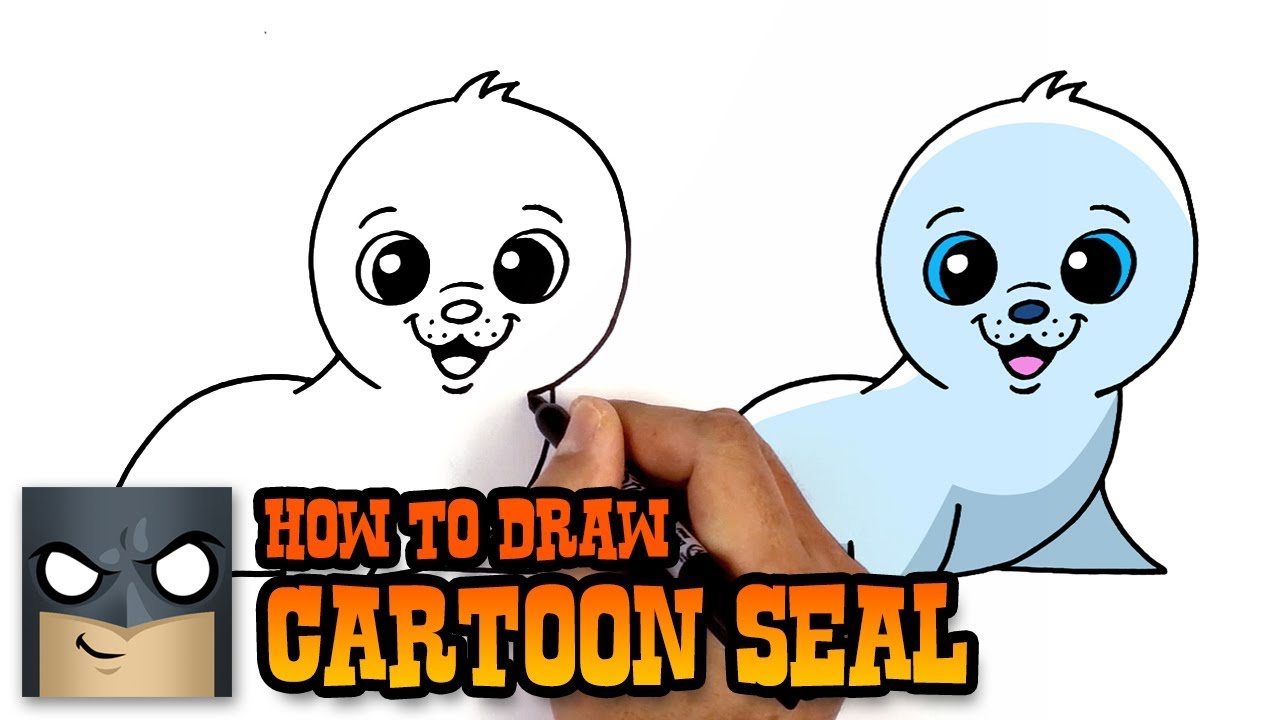 1280x720 How To Draw A Seal Beginner's Art Tutorial