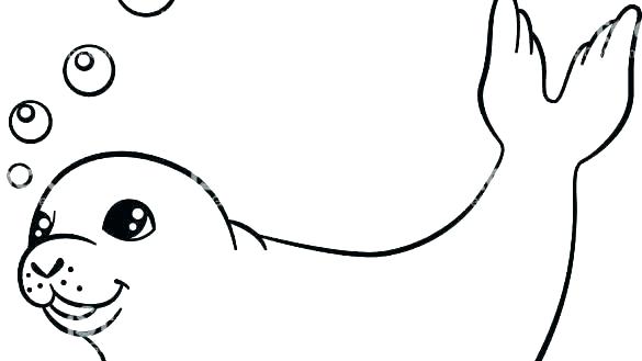 585x329 Leopard Seal Coloring Pages Sea Lion Coloring