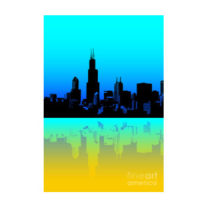 300x300 Willis Tower Chicago Digital Art