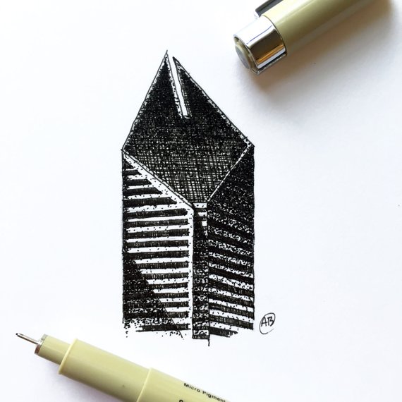 570x570 Crain Communications Building Chicago The Loop Etsy