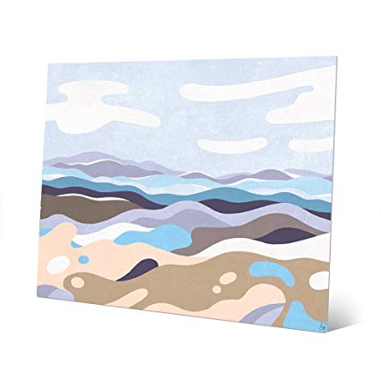 425x425 undulating hills blue and orange sand and seascape