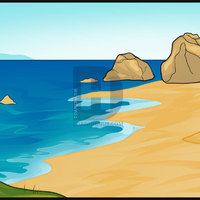 200x200 How To Draw A Beach Scene, Step