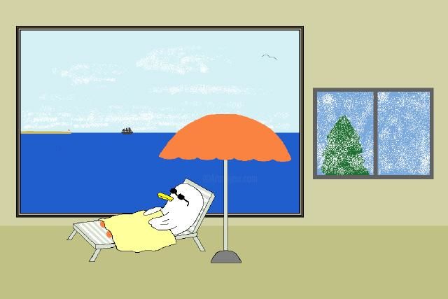 640x427 Seaside Drawing