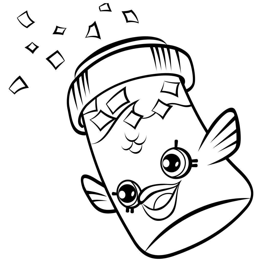 1024x1024 Shopkins Coloring Pages Inspirational Hand Drawing Fish Flake Jake
